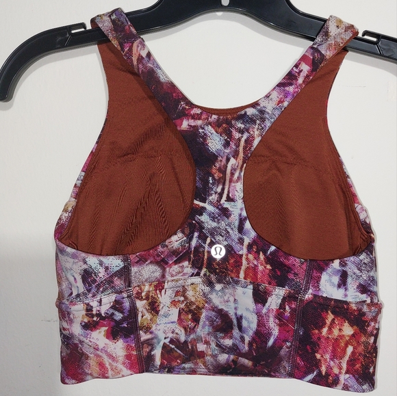 Lululemon Wunder Train Long-Line Medium Support Bra C/D Cups Urbantricity Multi - Picture 9 of 12